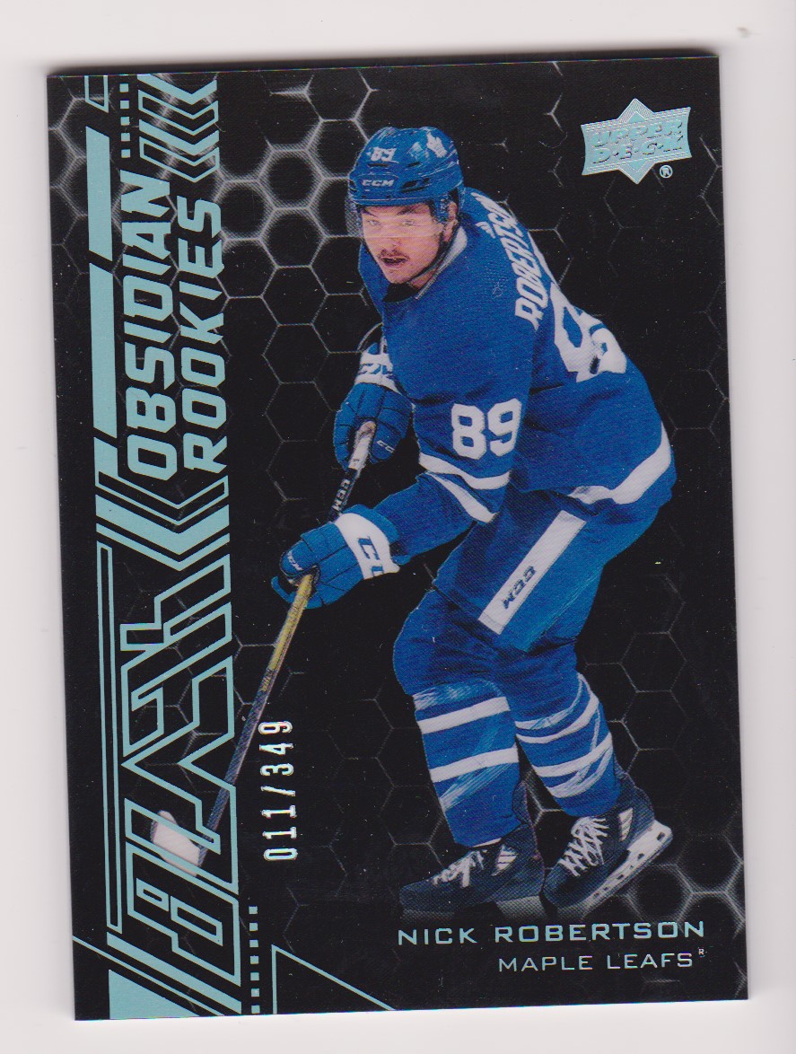 (image for) 2020-21 UD Black Obsidian Rookies #OR45 Nick Robertson 11/349